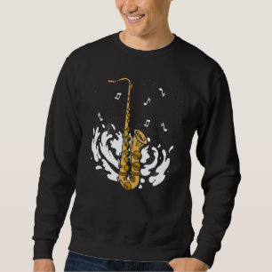 Saxophone Musical Instrument Player Sweatshirt