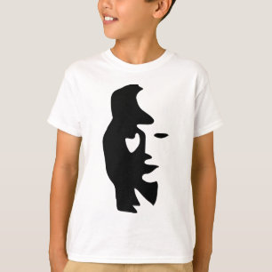 Saxophone Or Woman Optical  Illusion T-Shirt