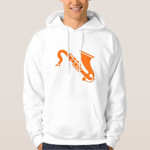 Saxophone - Orange Hoodie
