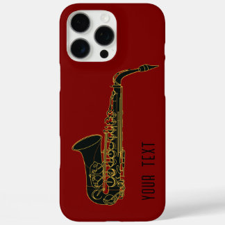 Saxophone - Personalizable iPhone 16 Pro Max Case