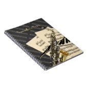 Saxophone & Piano Music Notebook (Right Side)