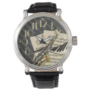 Saxophone & Piano Music Watch