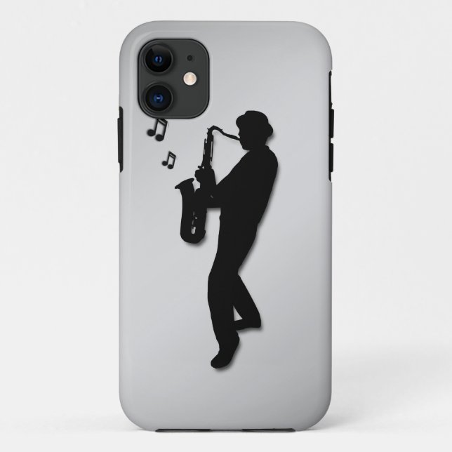 Saxophone Player Case-Mate iPhone Case (Back)