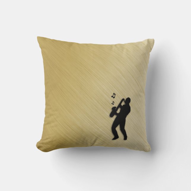 Saxophone Player Cushion (Front)