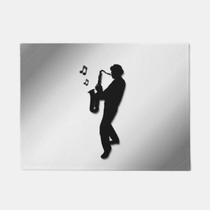 Saxophone Player Doormat