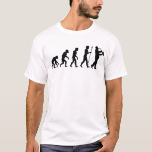 Saxophone Player Evolution T-Shirt