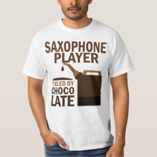Saxophone Player (Funny) Chocolate T-Shirt