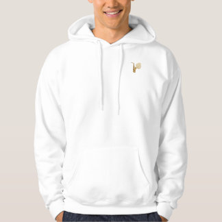 Saxophone Player Hoodie - Vintage Jazz Sax Design