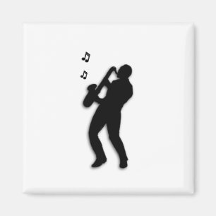 Saxophone Player Magnet