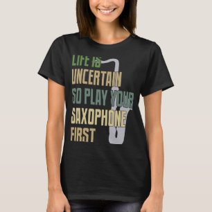 Saxophone Player Retro Style T-Shirt