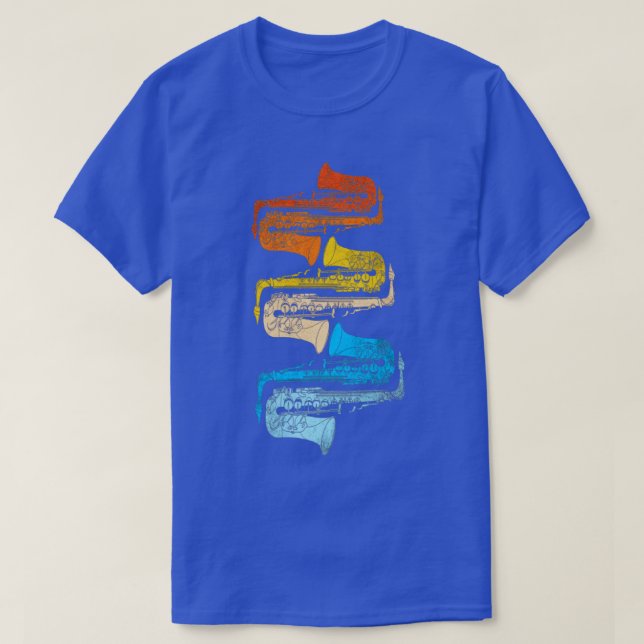 Saxophone Player T-Shirt (Design Front)