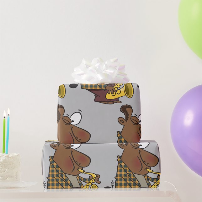Saxophone Player Wrapping Paper (Creator Uploaded)