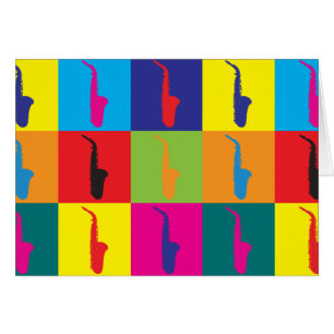 Saxophone Pop Art