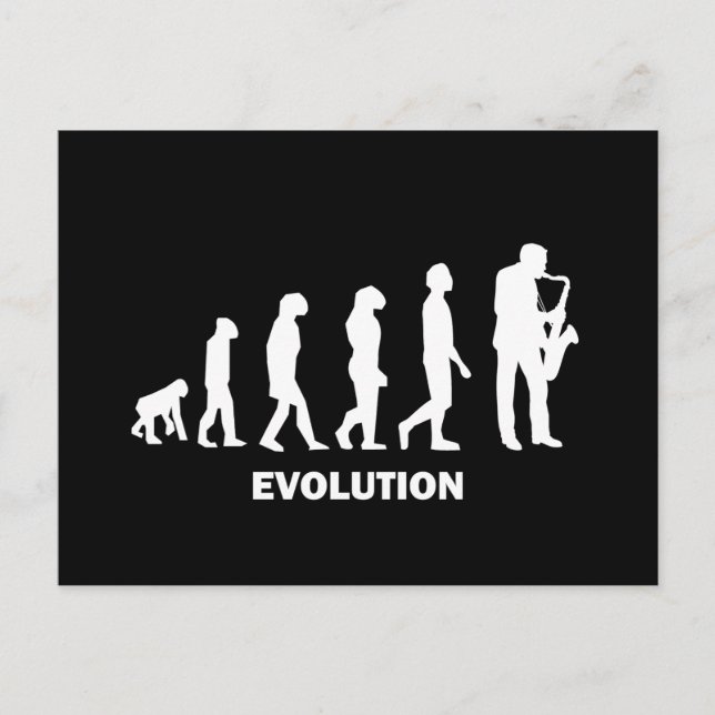 Saxophone Postcard (Front)