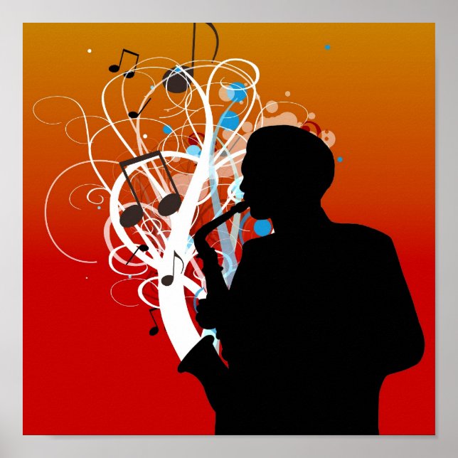 Saxophone Poster (Front)