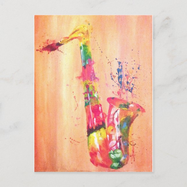 Saxophone Products Postcard (Front)