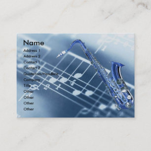 Saxophone Profile Card