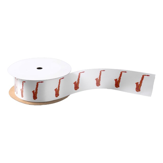 Saxophone Satin Ribbon (Spool)