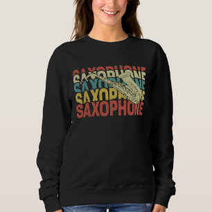 Saxophone Saxaphone Player Music Jazz Tenor 9 Sweatshirt