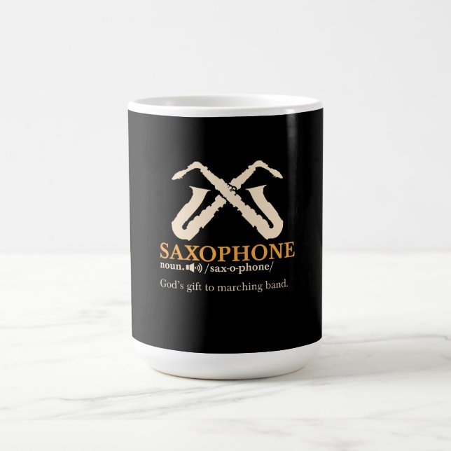 Saxophone - Saxophone Definition Coffee Mug (Center)