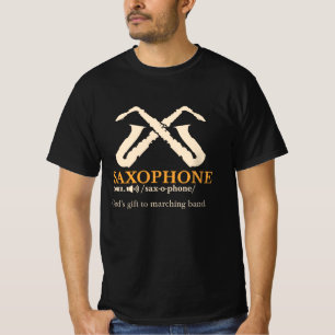 Saxophone - Saxophone Definition T-Shirt