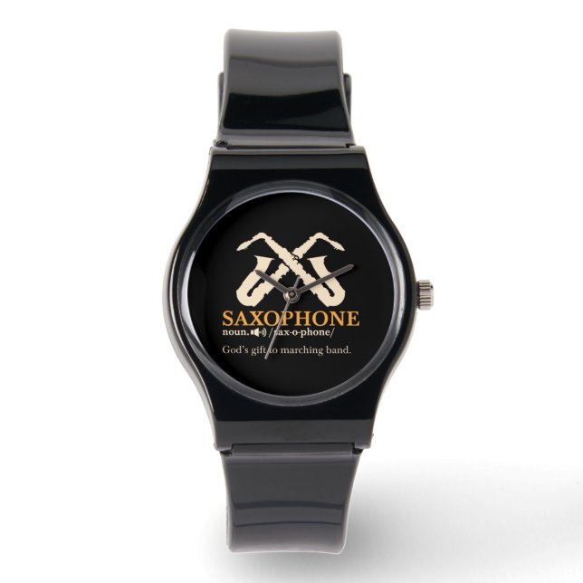 Saxophone - Saxophone Definition Watch (Front)