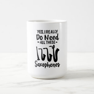 Saxophone - Saxophone Types Coffee Mug