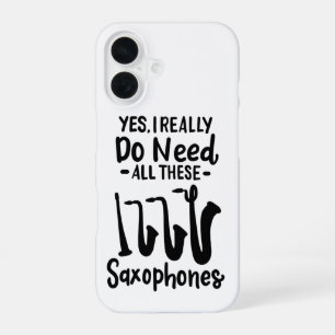 Saxophone - Saxophone Types iPhone 16 Case