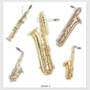 Saxophone Sticker Pack