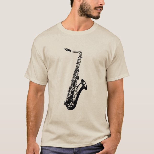 Saxophone T Shirt (Front)