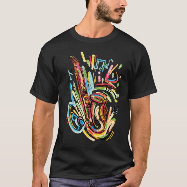 SAXOPHONE T-SHIRT (Front)