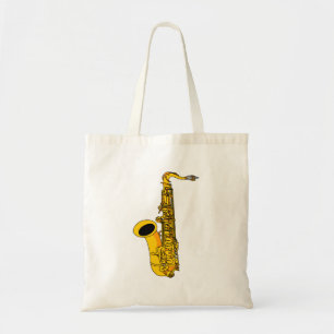 Saxophone Tote Bag