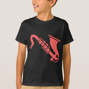 Saxophone - Tropical Pink T-Shirt