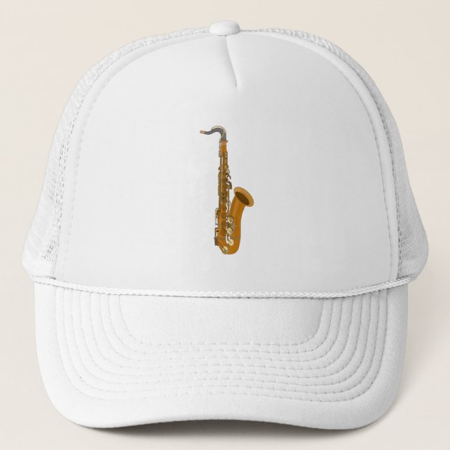Saxophone Trucker Hat (Front)