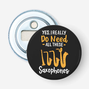 Saxophone Types Bottle Opener