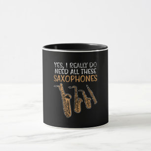 Saxophone Types Mug