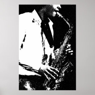 Saxophone wapcn poster