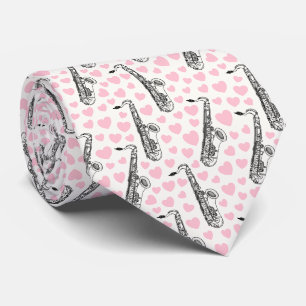 Saxophone Wedding Saxophonist Musician Tie