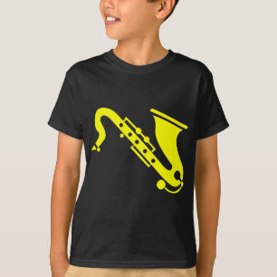 Saxophone - Yellow T-Shirt