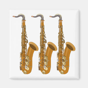 Saxophones Magnet