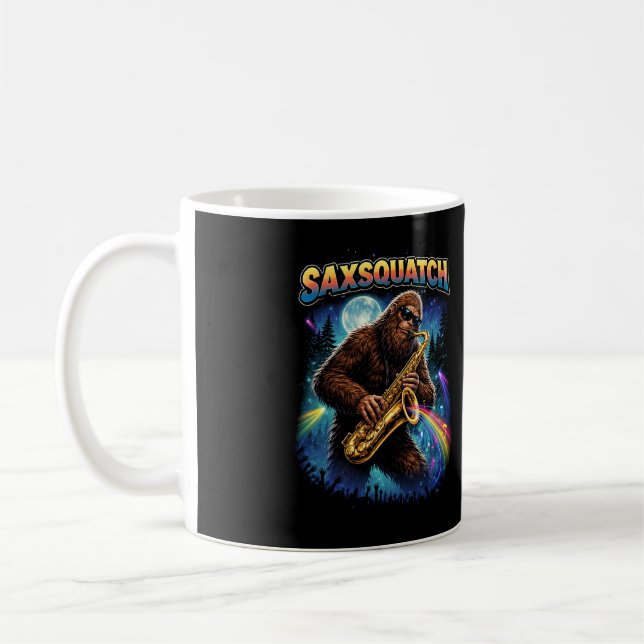 Saxsquatch Coffee Mug (Left)