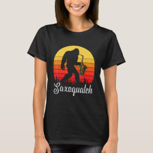 Saxsquatch - Funny Bigfoot Yeti Play On Words T-Shirt