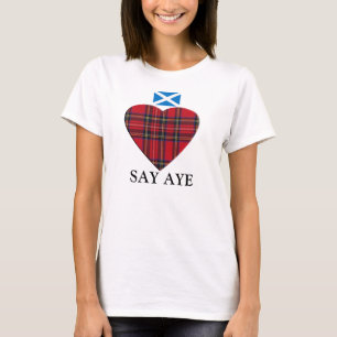 Say Aye to Scottish Independence T-Shirt