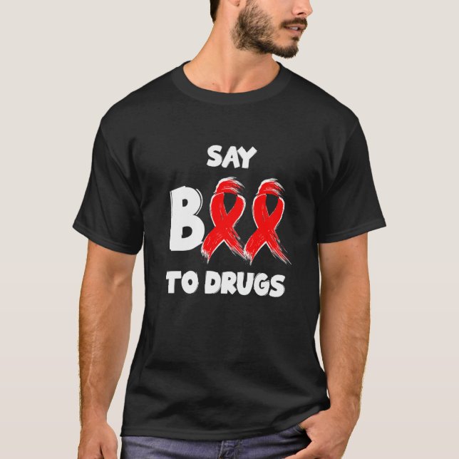 Say BOO To Drugs 2022 National Red Ribbon Week T-Shirt (Front)