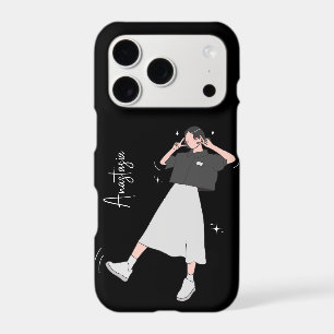 "Say Cheese" Aesthetic Girl Customisable