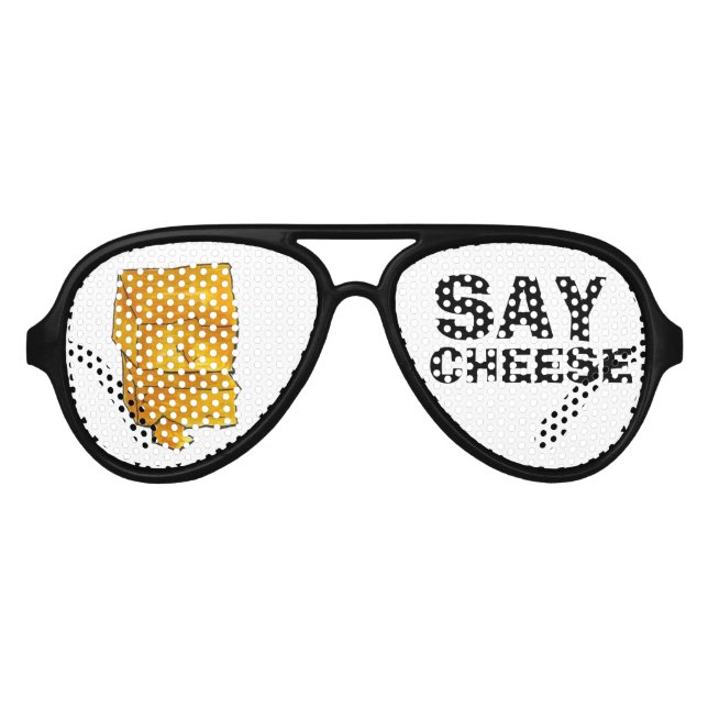 SAY CHEESE Cheddar Fun Photo Booth Party Shades (Front)