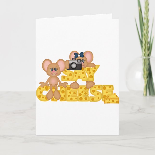 Say Cheese Mouse Card (Front)
