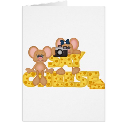 Say Cheese Mouse Card