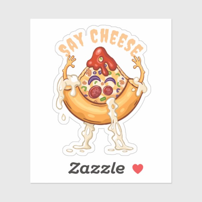 Say Cheese Pizza Slice Character (Sheet)