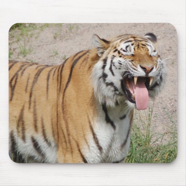 Say Cheese Tiger Mousepad (Front)